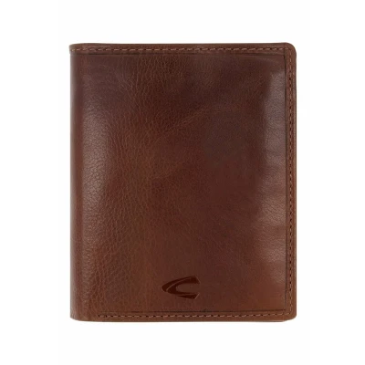 Afbeelding van camel active Como RFID portemonnee voor heren, leer, staand formaat, medium, Cognac., 000217