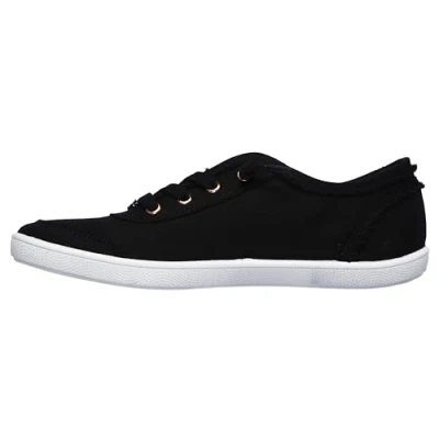 Image de Skechers Baskets Bobs B Cute pour femme, Noir/toile, 38 EU