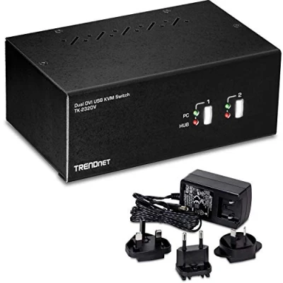 Afbeelding van TrendNet TK 232DV KVM switch