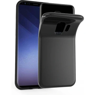 Afbeelding van Cadorabo Hoesje geschikt voor Samsung Galaxy S9 in ZWART Beschermhoes gemaakt van flexibel TPU Silicone Case Cover