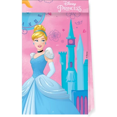 Afbeelding van Uitdeelzakjes FSC Princess 4 stuks 22 x 13 7 cm