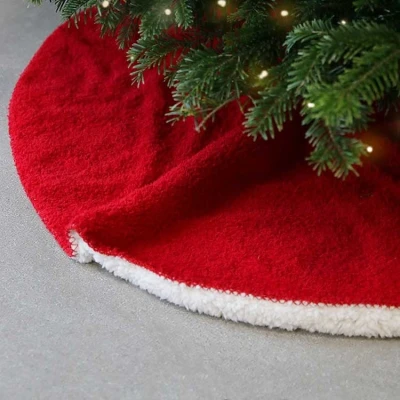 Afbeelding van Unique Living Kerstboomrok Hanna Red