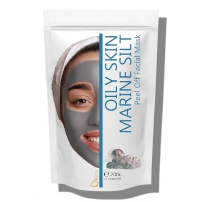 Afbeelding van Gezichtsmasker met zee citroen, vette huid, acne alginaat poeder, verwijdert mee eters en eters, zonder spoelen, scrub 200 g