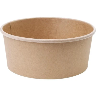 Afbeelding van Fiesta Compostable ronde kraft saladeschaal 50cl (300 stuks)