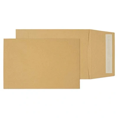Afbeelding van Blake Purely Packaging 125 enveloppen van kraftpapier, C5, 229 x 162 25 mm, 120 g/m², zelfklevend