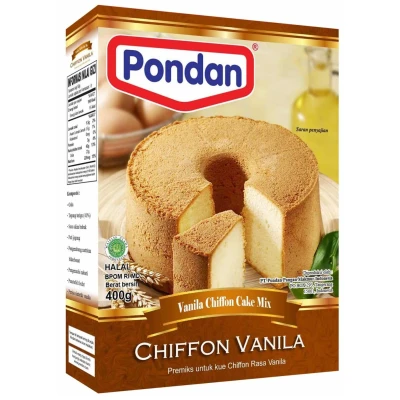 Afbeelding van Pondan unifood Cakemix Vanille Choffin 400 g