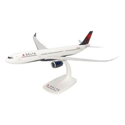 Image de Herpa maquette avion Delta Air Lines Airbus A330 900 neo, echelle 1/200, Snap fit model, pièce de collection, d&#039;avion avec support, figurine plastique