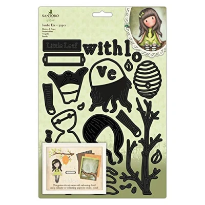 Afbeelding van Jumbo Die Set Santoro The Little Leaf