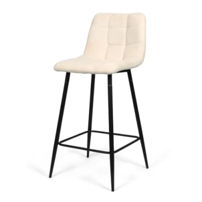 Afbeelding van Milton &amp; Oldbrook Ribstof Lage Barkruk Berlin Beige