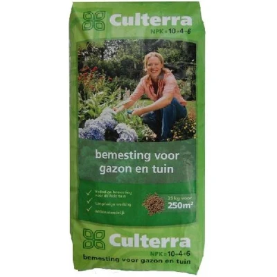 Afbeelding van Culterra Groen 10+4+6 25KG Mestkorrel