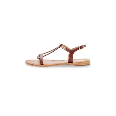 Afbeelding van Les Tropeziennes par M Belarbi Hamess Sandalen, Dames, Maat: 37, Tan brosse Leer