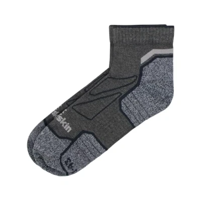 Afbeelding van Jack Wolfskin VOJO LIGHT SOCK LOW C Unisex Sportsokken dark grey Maat 44 46