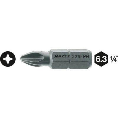 Afbeelding van HAZET 2215 PH3 Schroefbit Nikkel Chroom Molybdeenstaal