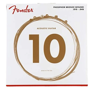 Afbeelding van Fender A Git. snaren 60XL 10 48 Phosphor Bronze Akoestische gitaarsnaren