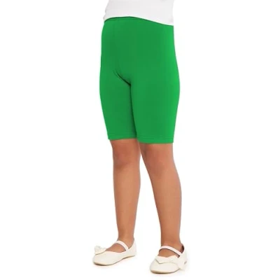 Afbeelding van Merry Style MS MS10 227 LE Meisjes Leggings Sport Vrijetijdsbroek Kort Katoen Sporbroek Yogabroek Groen 128