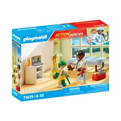Afbeelding van PLAYMOBIL My Life Kinderarts met teddybeer 71619