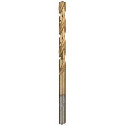 Afbeelding van Bosch Accessories 2609255098 HSS Metaal spiraalboor 5 mm Gezamenlijke lengte 86 TiN DIN 338 Cilinderschacht 1 stuk(s)