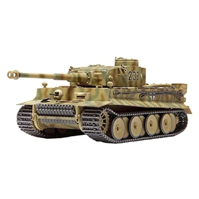 Afbeelding van Tamiya Tank 32603 1:48 SdKfz. 181 Tiger I Ostfr. Frü.Prod. Modelbouw, kunststof bouwpakket, doe het zelf, hobby, collage, plastic bouwkit, ongeverfd, veelkleurig, klein