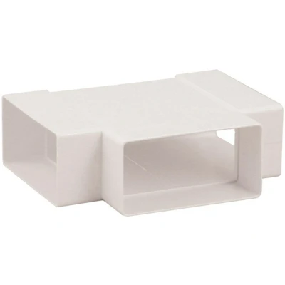Afbeelding van Nedco ventilatiekanaal T stuk horizontaal 90 110x54mm kunststof wit