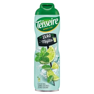 Afbeelding van Teisseire Mojito siroop fruitsiroop met 0% suiker, suikervrij, 600 ml