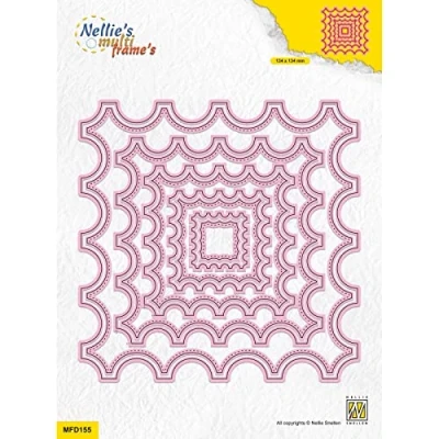 Afbeelding van Nellie Choice Multi Frame Die Vierkant MFD155 (03 23)