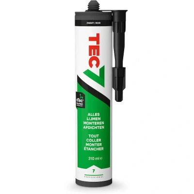 Afbeelding van Tec7 alles in 1 kit 310 ml, zwart, koker