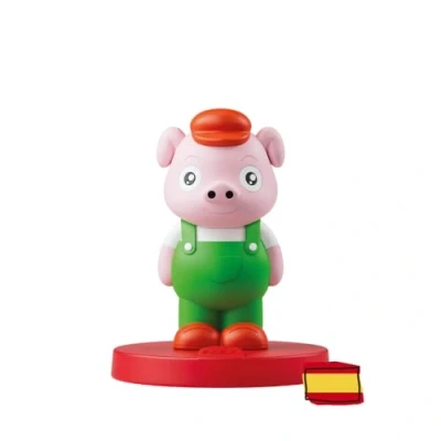 Afbeelding van FABA klankfiguur De drie varkens en een ander verhaal Sound Stories Speelgoed, educatieve inhoud in het Spaans, voor meisjes jongens vanaf 4 jaar