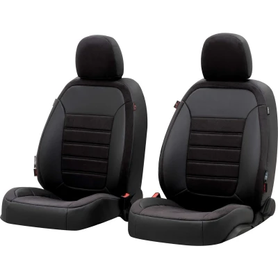 Afbeelding van Walser Auto stoelbekleding Bari geschikt voor Renault Clio II (BB, CB) 03/1998 12/2016, 2 enkele zetelhoezen standard zetels