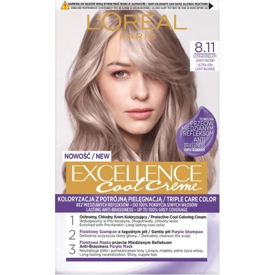 Afbeelding van Excellence Cool Creme haarverf 8.11 Ultra Wit Licht Blond