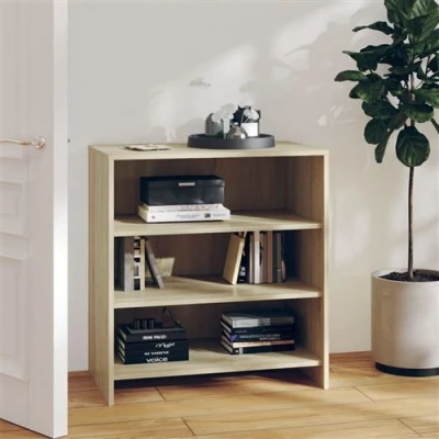 Afbeelding van vidaXL Dressoir 70x40,5x75 cm bewerkt hout sonoma eikenkleurig