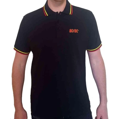 Afbeelding van AC/DC Classic Logo Polo shirt M Zwart