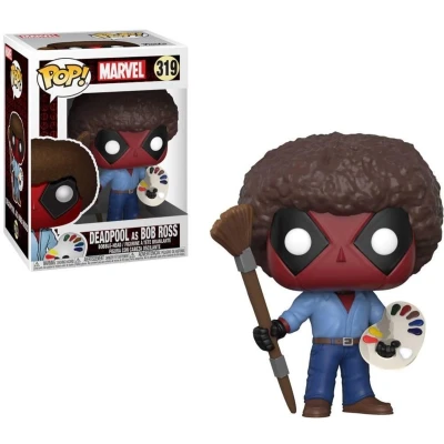 Afbeelding van Funko Pop! Marvel Deadpool As Bob Ross #319 Verzamelfiguur