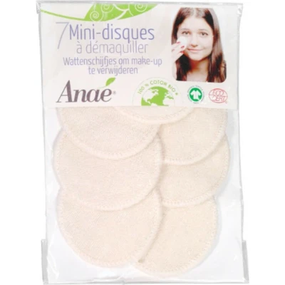 Afbeelding van Anae Wasbare Mini Wattenschijfjes 7ST