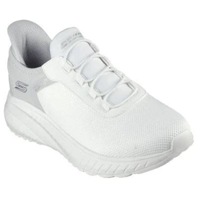 Afbeelding van Skechers Hands free Bobs Squad Chaos Tough Walk Sneakers voor heren, Gebroken wit gaas
