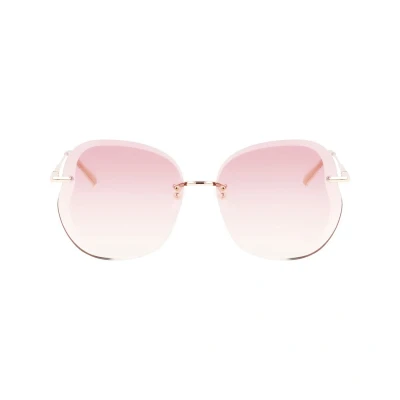 Afbeelding van Longchamp Dammes Brillen Zonnebrillen Rosé One Size