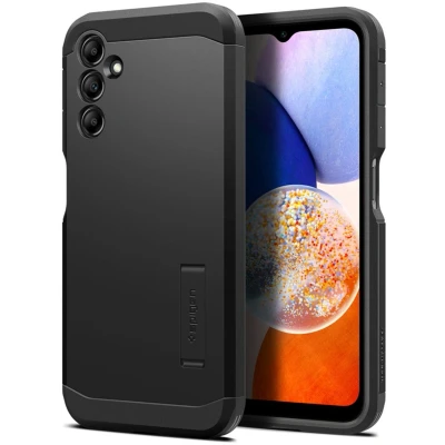 Afbeelding van Spigen Tough Armor Samsung Galaxy A14 Hoesje Back Cover Zwart