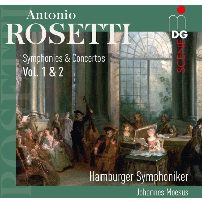 Afbeelding van Moesus &amp; Hamburger So Rosetti: Symphonies+Concertos (2 CD)