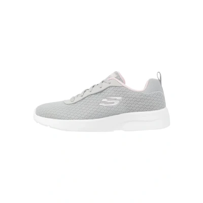 Afbeelding van Skechers Sport Dynamight 2.0 Sneakers laag, Dames, Maat: 39, Light gray/pink trim Imitatieleer/ textiel