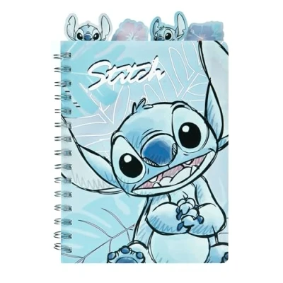 Afbeelding van Undercover, Notitieboekje + schrijfblok, Disney Lilo &amp; Stitch A5, gelinieerd, blauw (A5, Rijen, Softcover)