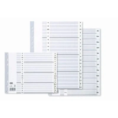 Image de Elba 03481 répertoire alphabétique en plastique a4 20 pages 230 x 297 mm hamelin