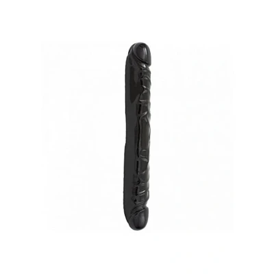 Afbeelding van Jr. dubbele geaderde dildo Zwart