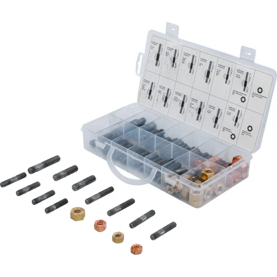 Afbeelding van BGS Assortiment moeren en tapeinden voor de in uitlaatcollector 100 delig