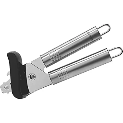 Afbeelding van Fackelmann 40446 Nirosta blikopener, buisgreep, roestvrij staal, 20 cm