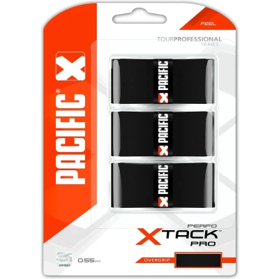 Afbeelding van Pacific X Track Pro Overgrip Black 3 pack Zwart Accessoires