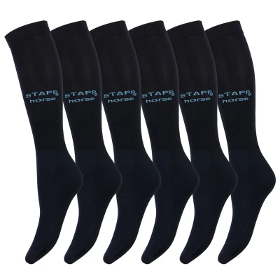 Afbeelding van STAPP Horse Paardrijsokken Ultra Fine 6 pack Marine 40/46