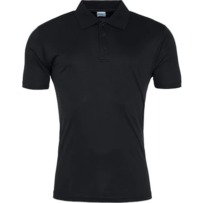 Afbeelding van Herenpolo &#039;Cool Smooth&#039; met korte mouwen Black XS