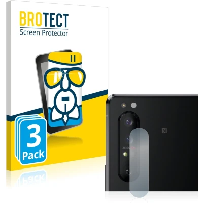 Afbeelding van BROTECT Screenprotector voor Sony Xperia 1 II (ALLEEN Camera Lens) Folie Beschermfolie Beschermglas transparant (3 Stuks)