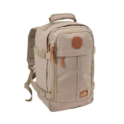 Afbeelding van Cabin Max Metz Reisrugzak, 40 x 20 25 cm, handbagage, voldoet aan de maximale afmetingen van Ryanair (20 liter, gerecycleerd rPET polyester), Klei