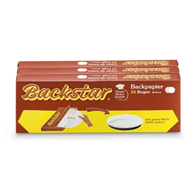 Afbeelding van Backstar Bakpapier Ronde cirkel 32 cm voor pizzamaker 3 x 24 stuks FSC BIO