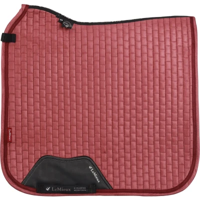 Afbeelding van LeMieux Zadeldekje Suede Square Dressuur Orchid S/M